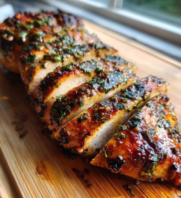 Air Fryer Chimichurri Chicken Breast