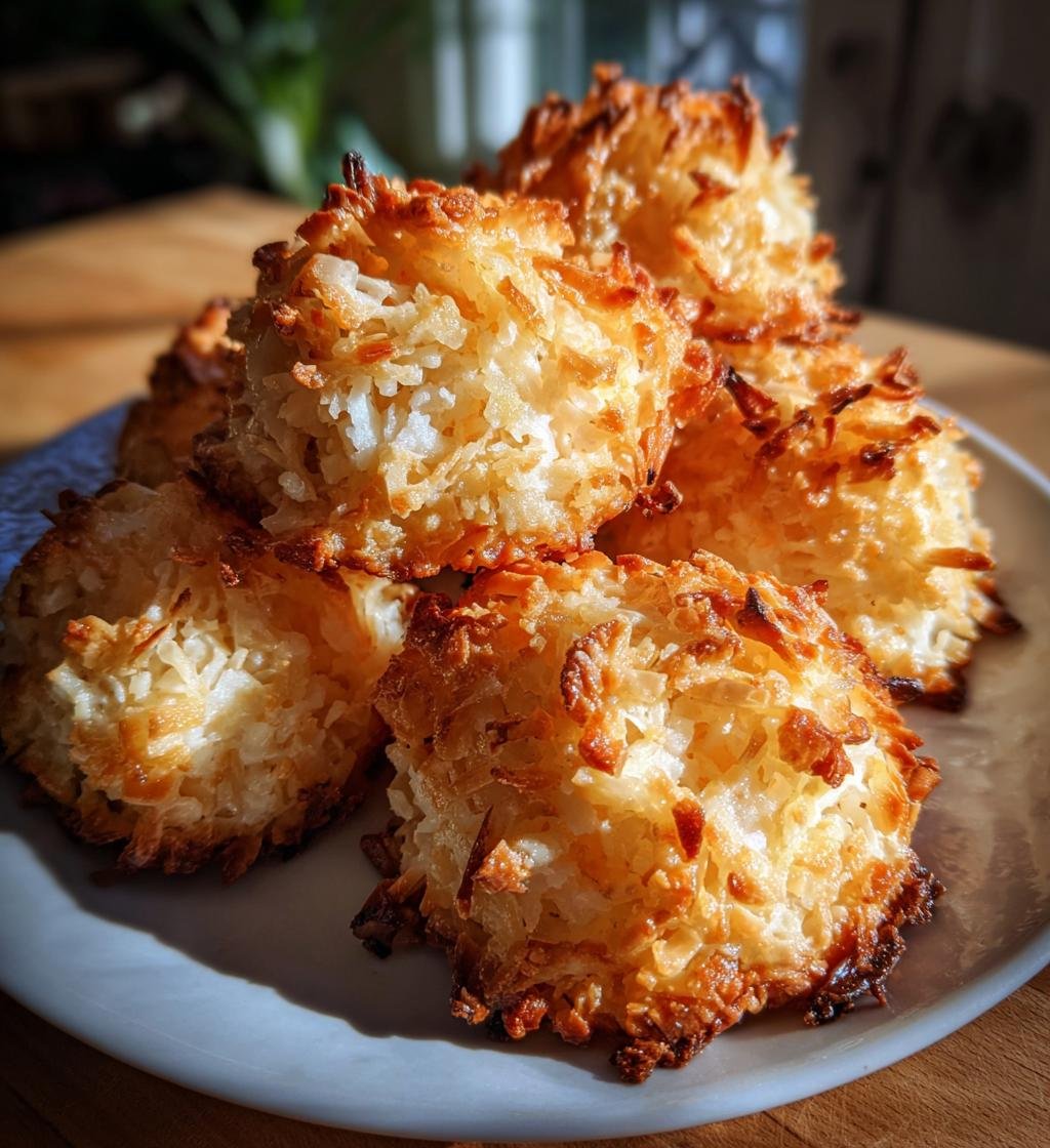 Air Fryer Coconut Macaroons