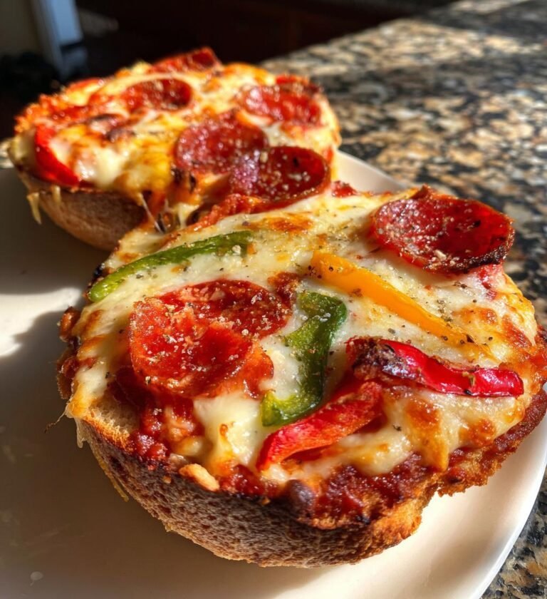 Air Fryer English Muffin Pizzas