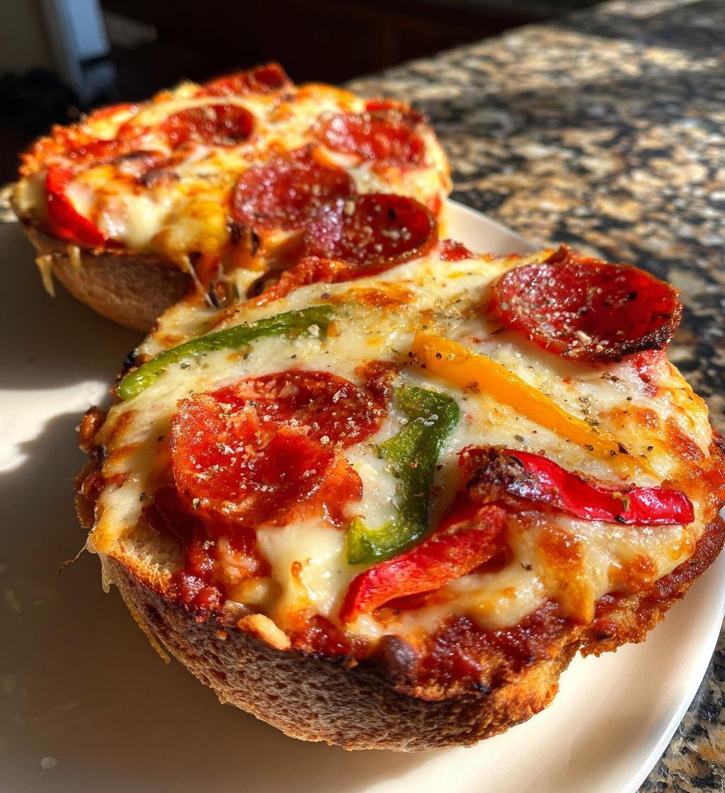 Air Fryer English Muffin Pizzas