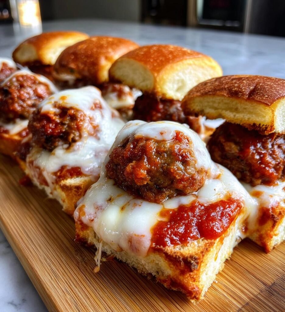 Air Fryer Meatball Sliders