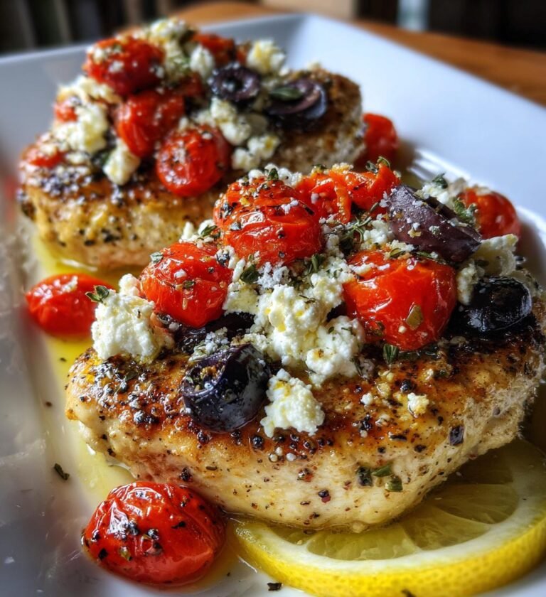 Air Fryer Mediterranean Chicken Breast