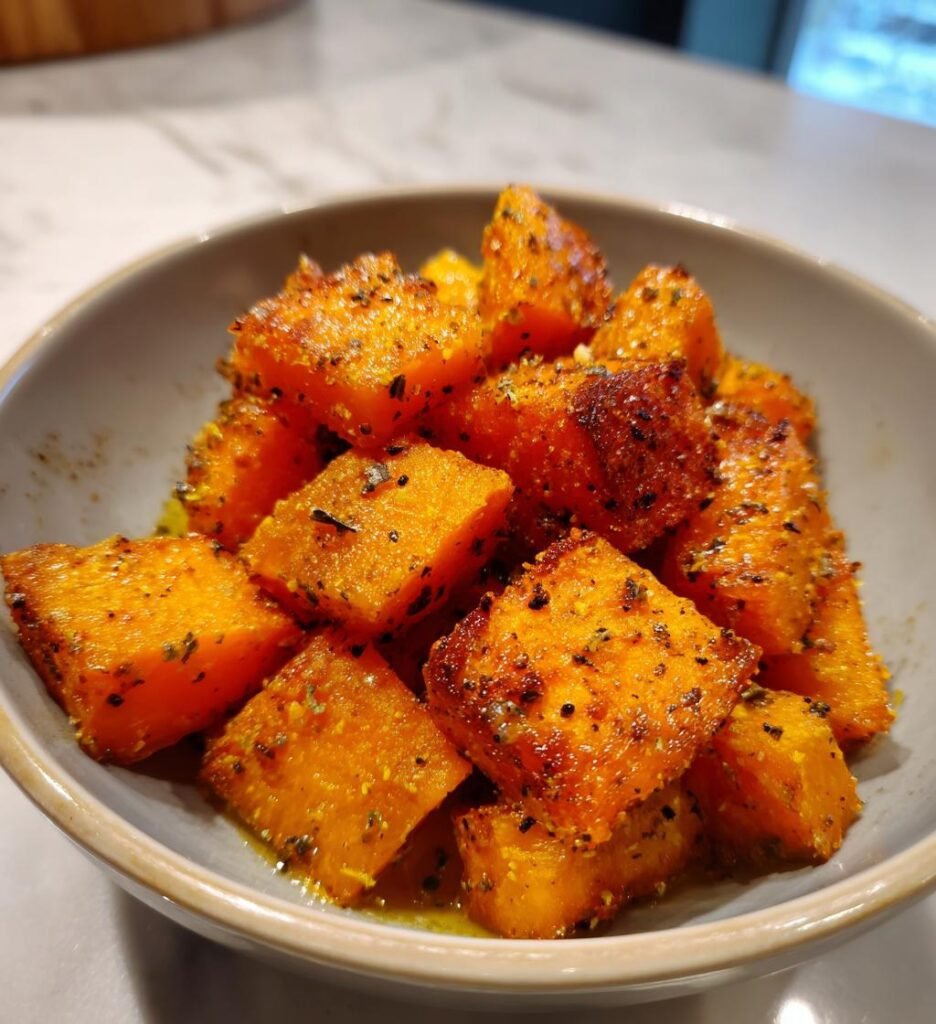 Air Fryer Pumpkin Cubes