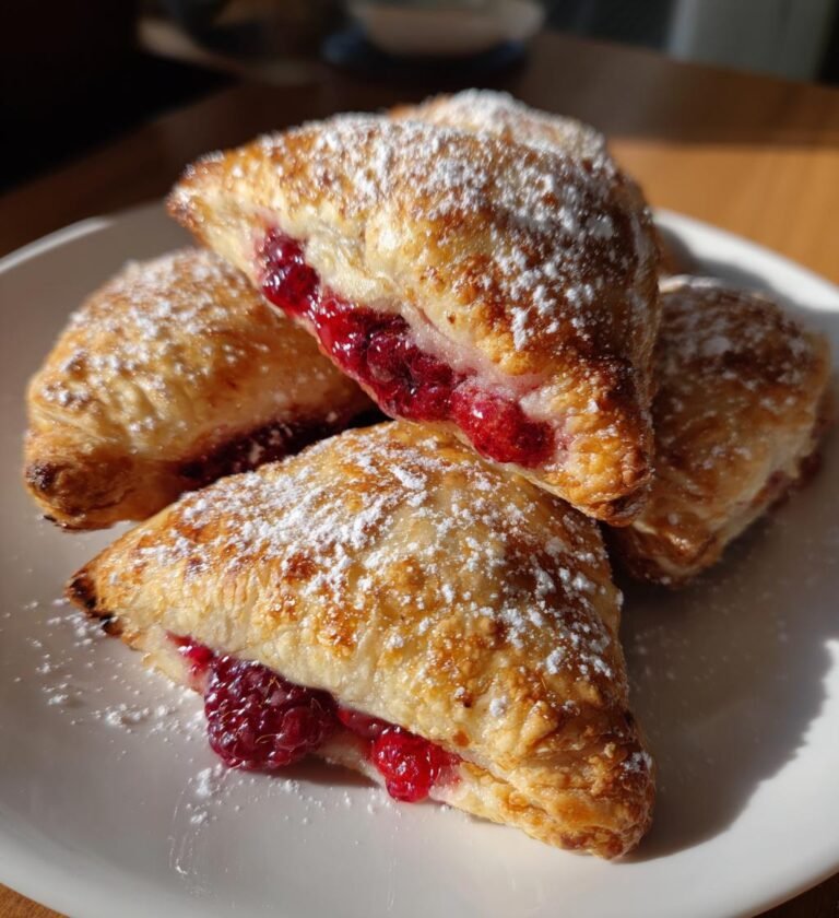 Air Fryer Raspberry Turnovers