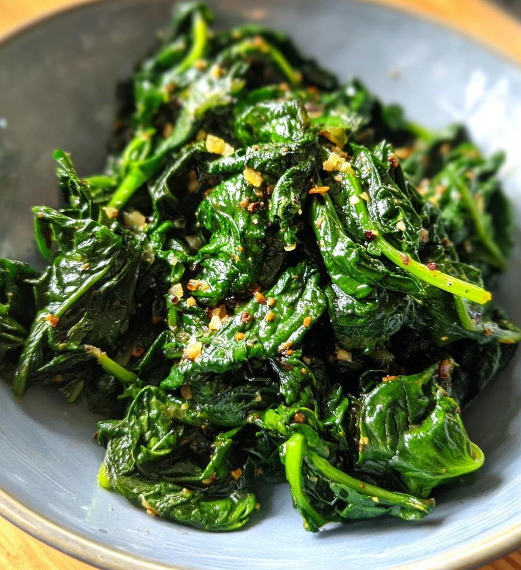 Air Fryer Spinach (Crispy)
