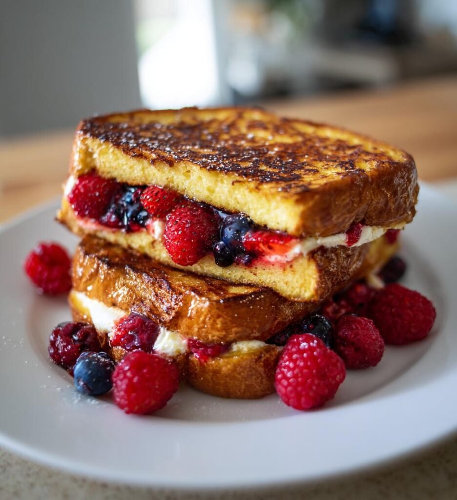 Air Fryer Stuffed French Toast