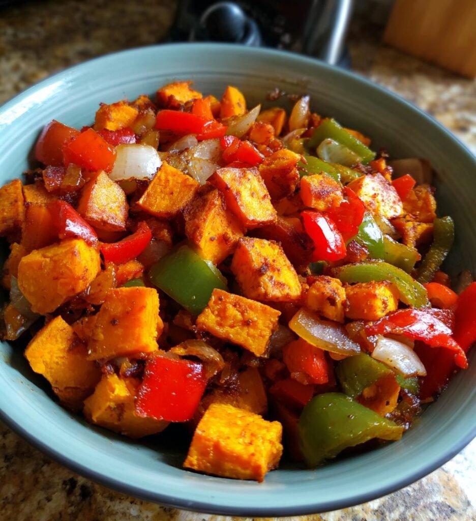 Air Fryer Sweet Potato Hash