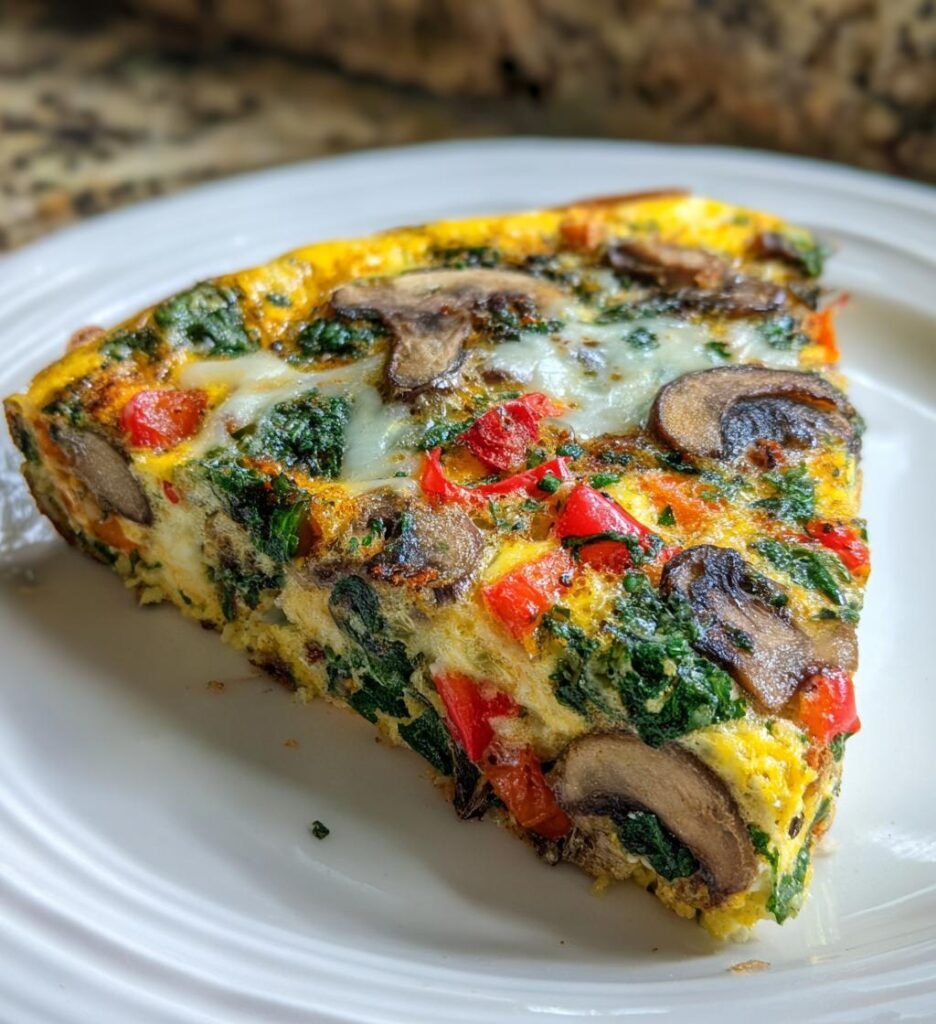 Air Fryer Veggie Frittata
