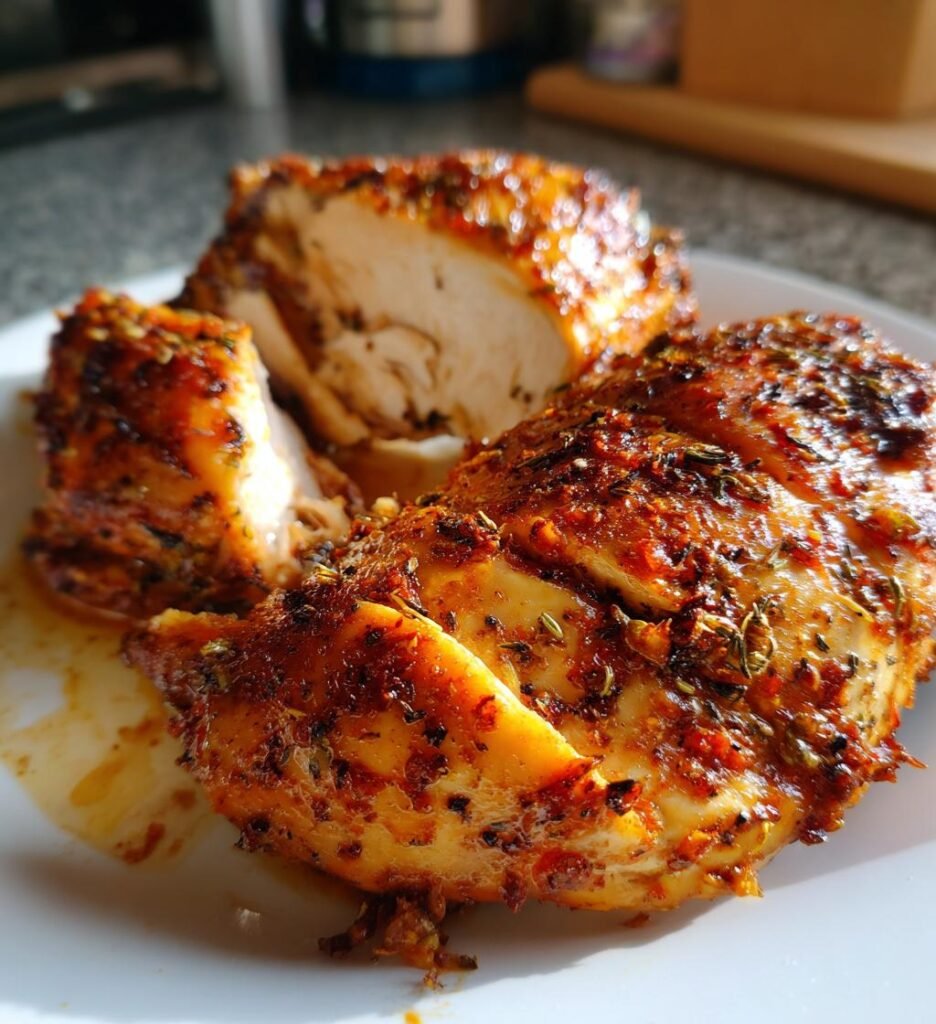 Juicy Air Fryer Chicken Breasts