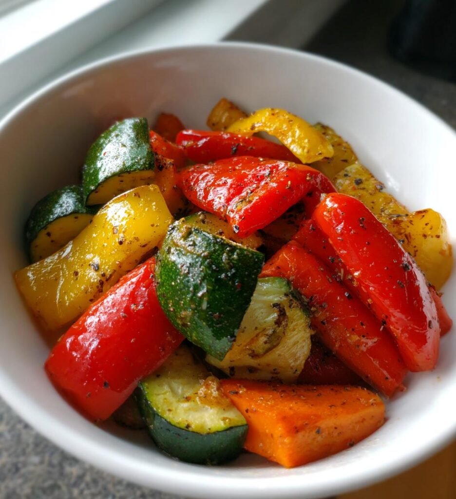 air fryer roasted vegetables
