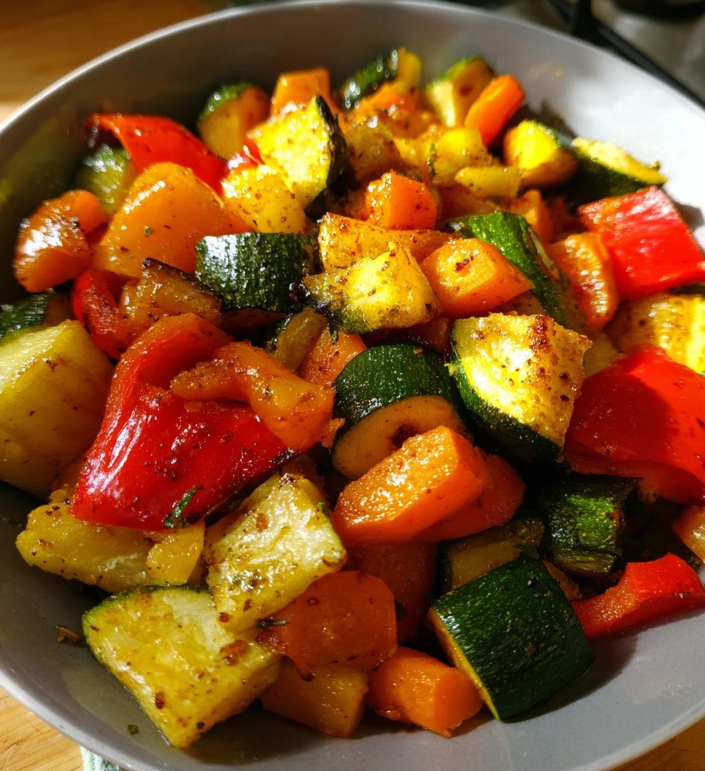 vegetables in air fryer
